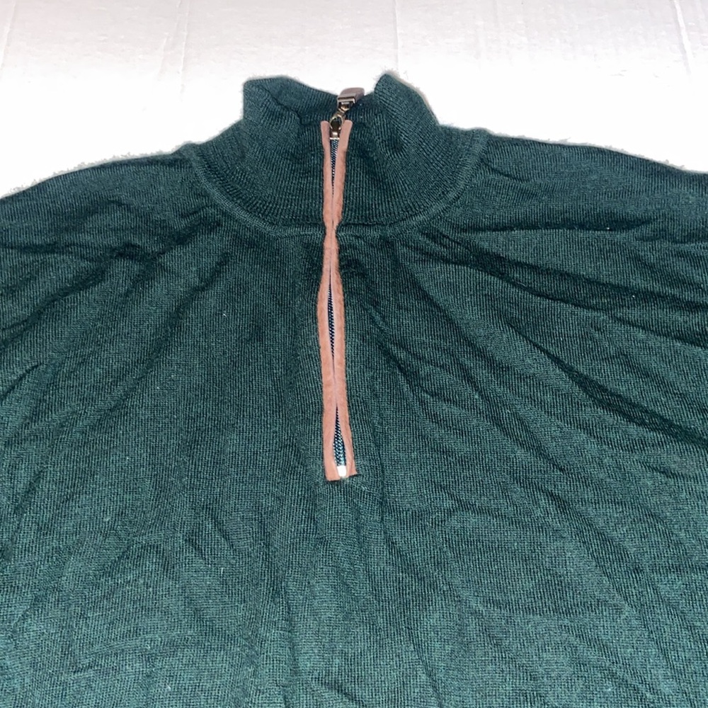Forest green Orvis pull over sweater size XL